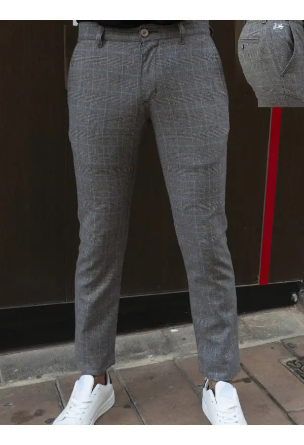 PANTALON CUADRO GALES LA VESPITA GRIS