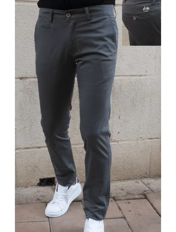 PANTALON CHINO LA VESPITA GRIS