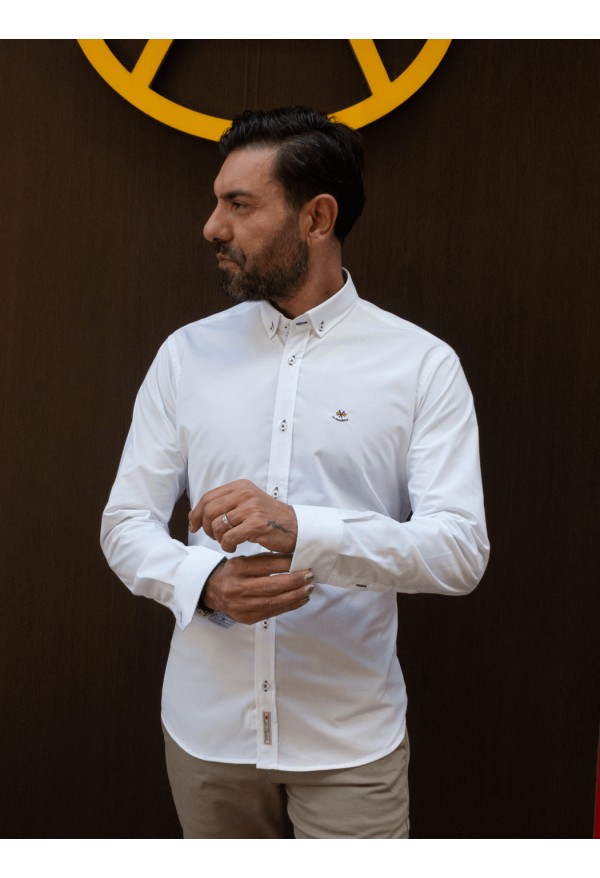 CAMISA BASICA LA ESPAÑOLA BLANCO 2