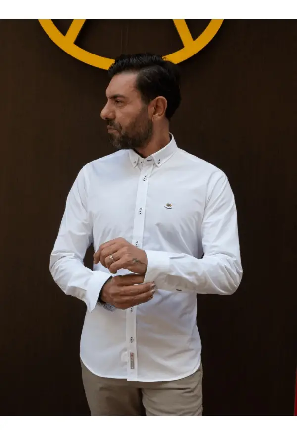 CAMISA BASICA LA ESPAÑOLA BLANCO 2