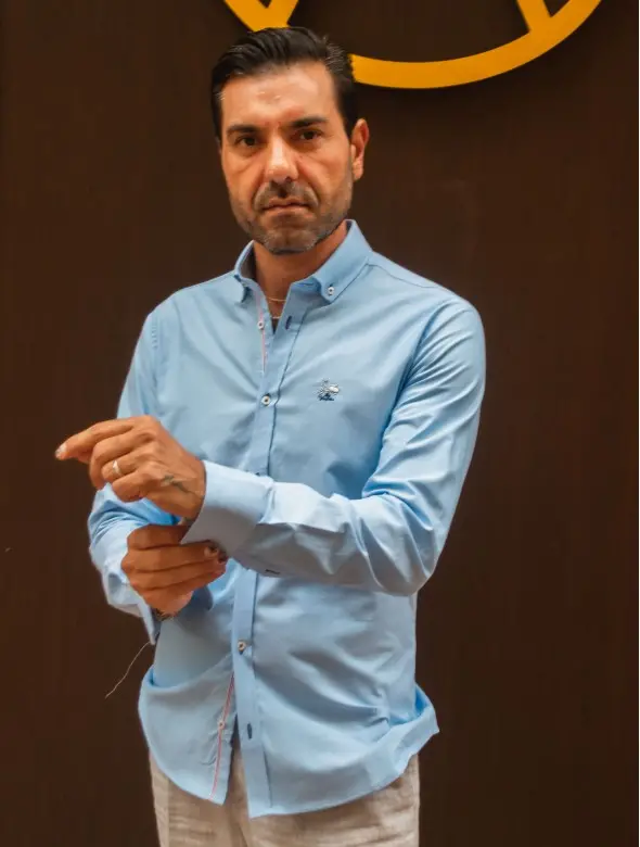 CAMISA OXFORD LISTAS LA...