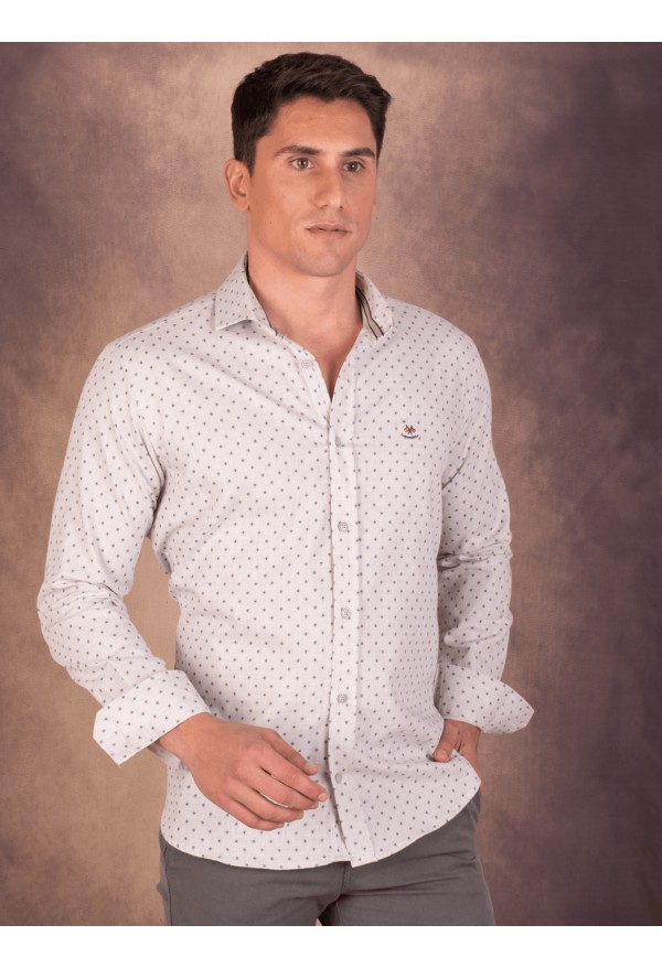 CAMISA MAR LA ESPANOLA GRIS