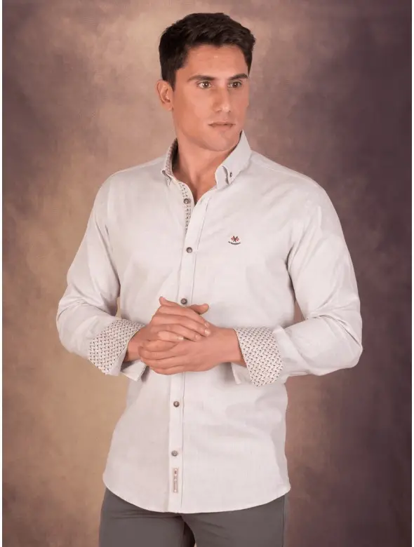 CAMISA LISA LA ESPANOLA BEIG