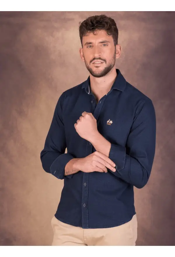 CAMISA CAPON LA VESPITA AZUL