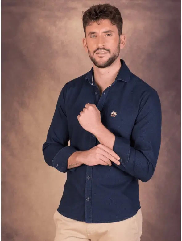 CAMISA CAPON LA VESPITA AZUL