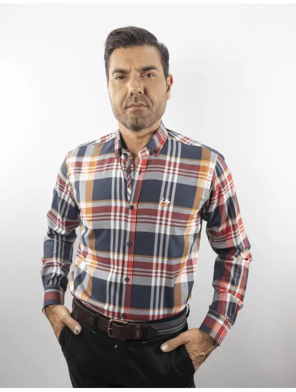 CAMISA CUADRO 02 LA VESPITA...