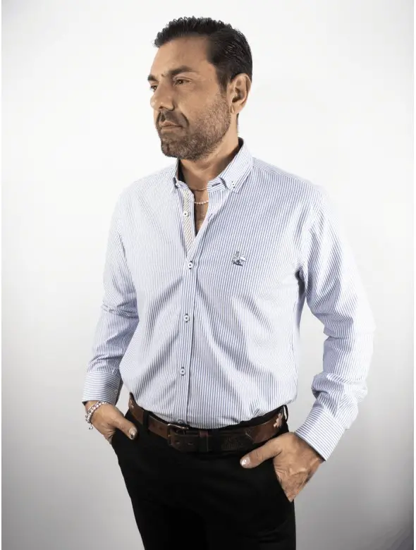 CAMISA RAYA 6 LA VESPITA AZUL