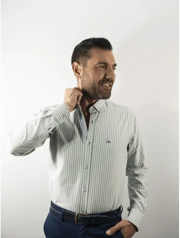 CAMISA OXFOR RAYA2 LA...