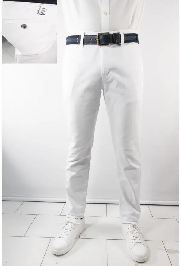 PANTALON MARQUES LA VESPITA BLANCO