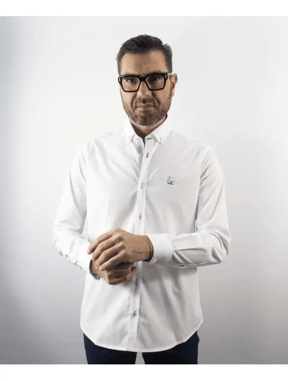 CAMISA FIL 3 LA VESPITA BLANCO