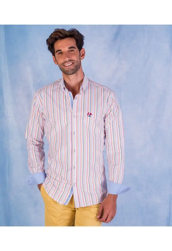 CAMISA RAYAS 2 LA VESPITA MU