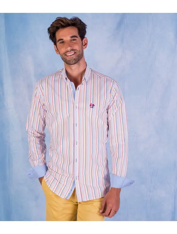 CAMISA RAYAS 2 LA VESPITA MU