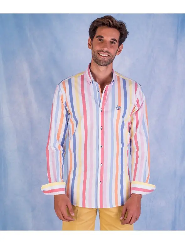 CAMISA RAYA ANCHA LA...