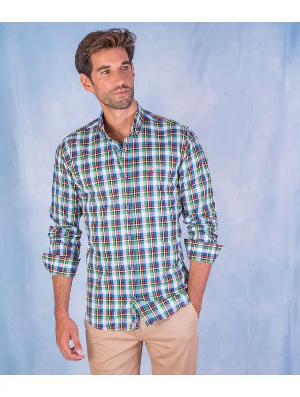 CAMISA CUADRO JVC LA...