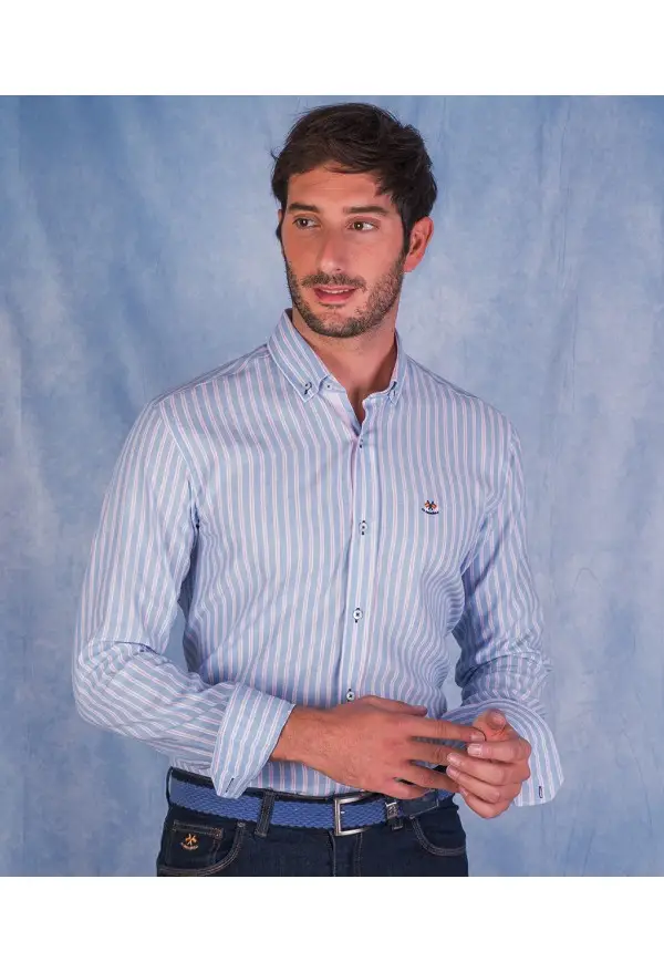 CAMISA RAYA CUP LA ESPAÑOLA AZUL