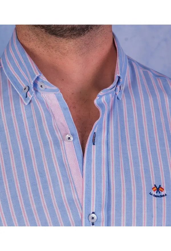 CAMISA RAYA CUP LA ESPAÑOLA AZUL