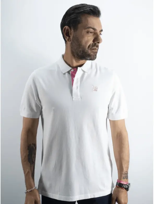 POLO BASIC LA VESPITA 2 BLANCO
