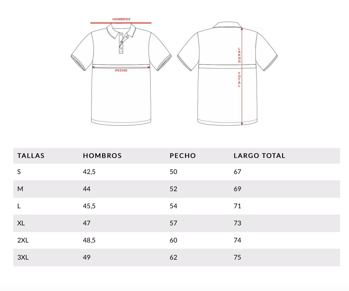 talle polos